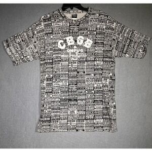 VINTAGE CBGB OMFUG SIZE XL GREY ALL BANDS PRINT T SHIRT PUNK/HARDCORE SEE PICS